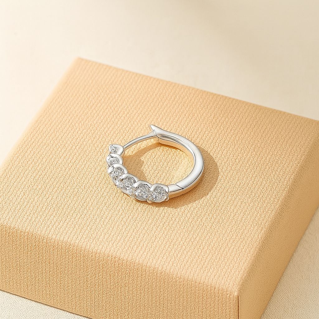 Orecchini Classici Moissanite 925